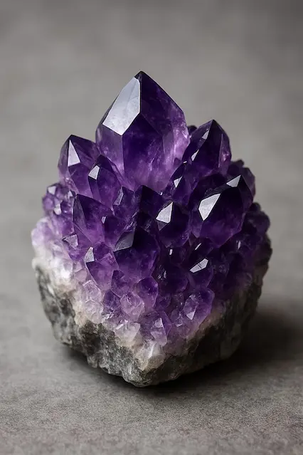 “Amethyst crystal for stress relief and spiritual healing”