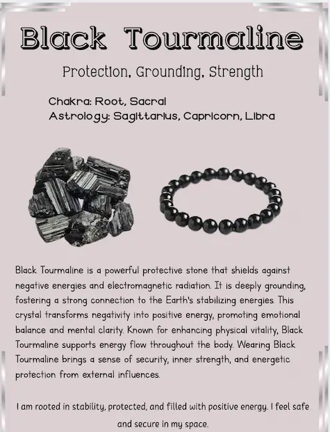 Black Tourmaline Crystal: Properties and Benefits