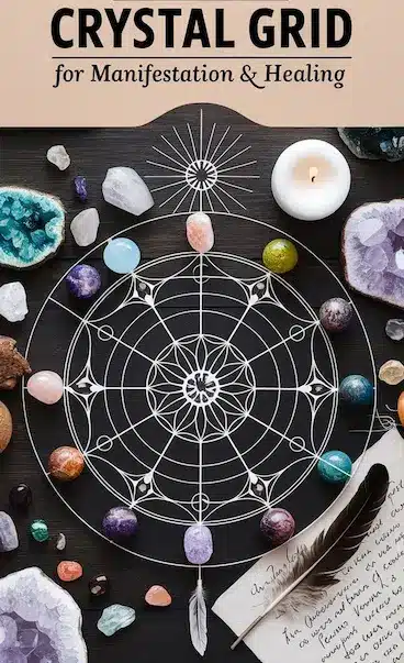 Crystal Grid for Manifestation & Healing.