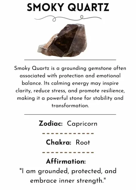 Smoky Quartz Crystals: Properties and benefits